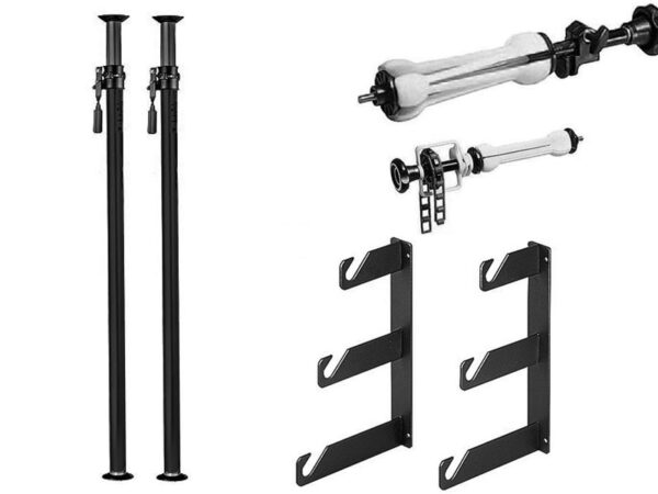 Sistema de soporte para fondos en rollo